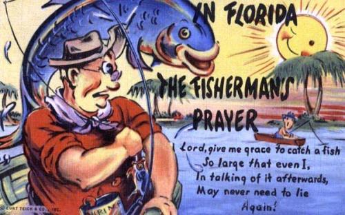 Fisherman's Prayer Postcard